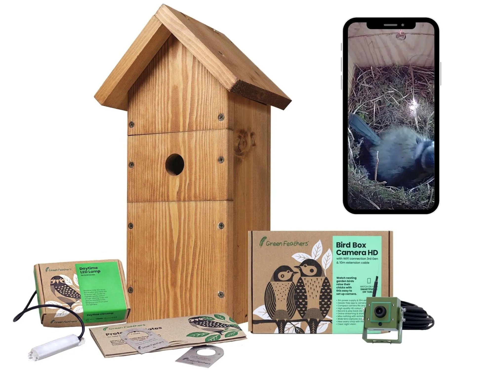 WiFi Bird Box HD Camera Complete Pack