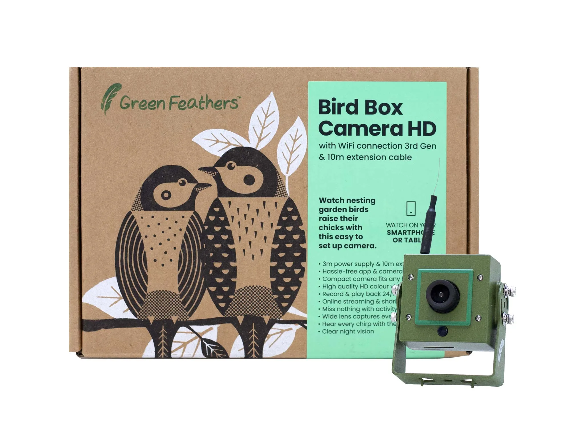 WiFi Bird Box HD Camera Complete Pack