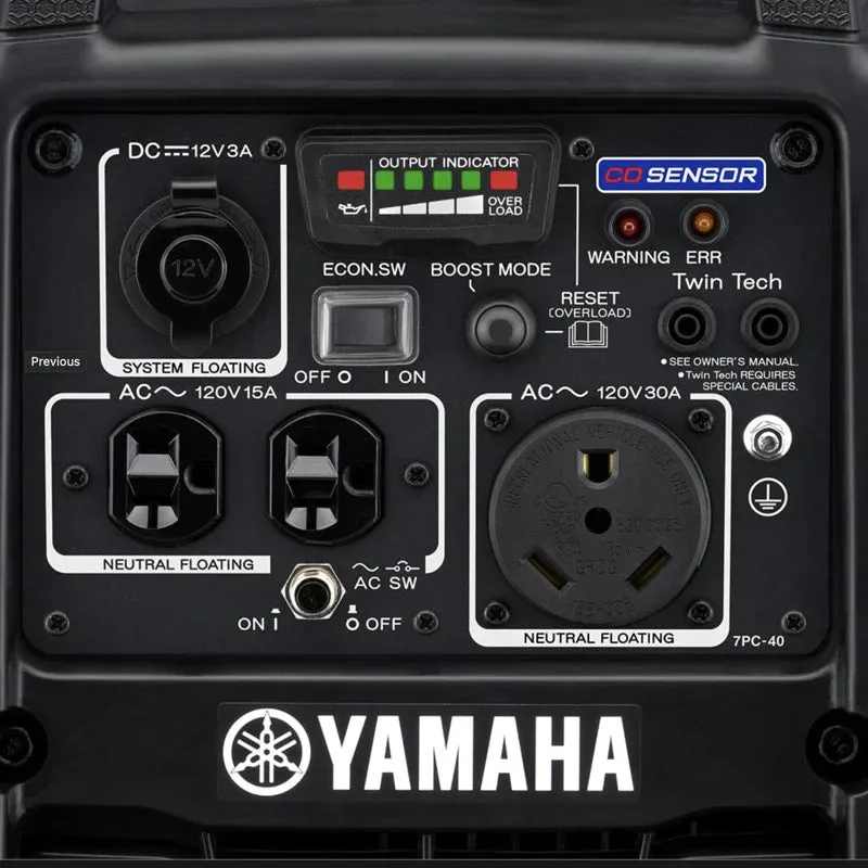 Yamaha EF2200IS 2200 Watt Inverter Generator With CO Sensor