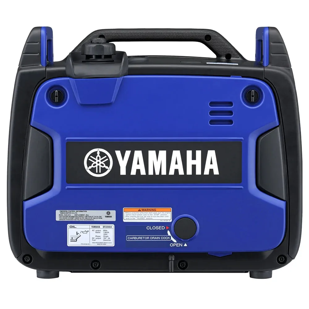 Yamaha EF2200IS 2200 Watt Inverter Generator With CO Sensor