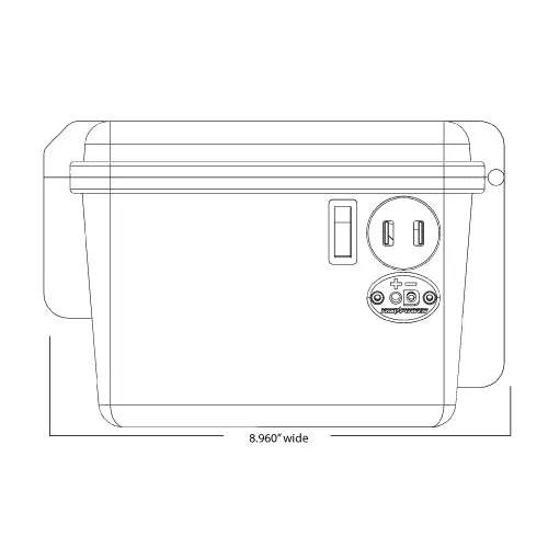 High-Capacity YP-BBK Power Pack Battery Box for Enhanced Performance